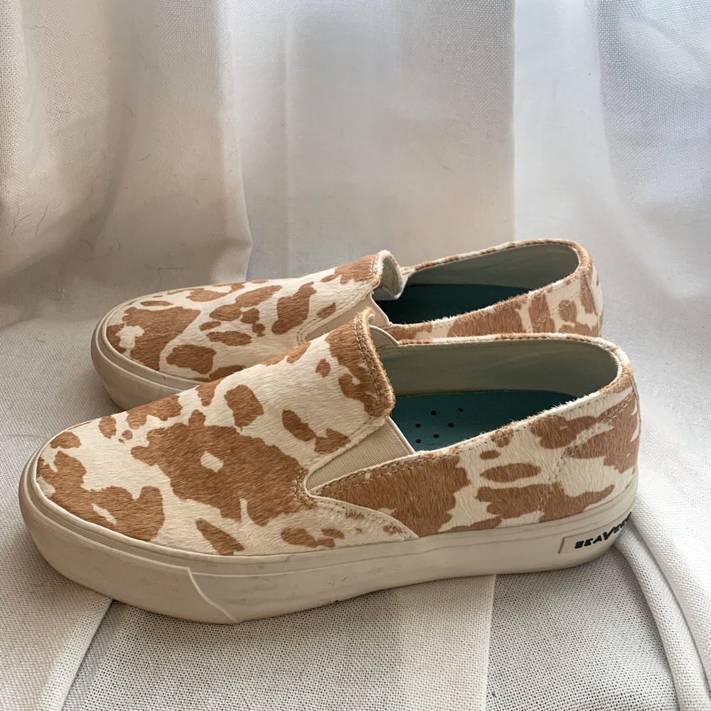 SeaVees Baha Platform | Rancho Cowhide | New Without Tags